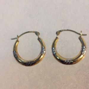 10KT Gold Hoops